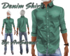 Denim Shirt Turquoise