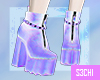 Irisdescent boots