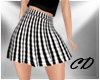 CD Schoolgirl Skirt W/B