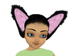 g3 Black  Pink Neko Ears