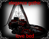 elegance gothic love bed