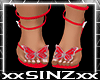 Olivia Red Heels Butterf