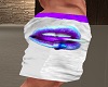 Purple lips swim suit