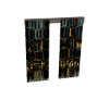 GOLD & BLACK Curtain
