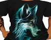 Wolf Teal Glow T-Shirt 