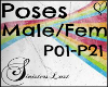 F/M POSES P01-P21