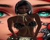 1GREEN BLACK GOLD HALTER