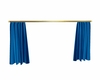 blue animated curtain