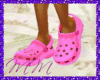 Pink Cool Crocs