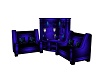 Blue Wolf Arm Chairs