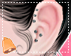 🔔 Black Piercings L