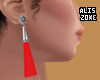 [AZ] Red Earrings