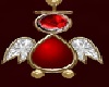 RED ANGEL NECKLACE