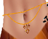 Gold Glitter Belly Chain