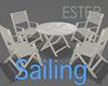 Outdoor nautical table