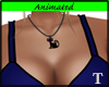 animated cat necklace