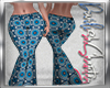Blue Boho Flare Low