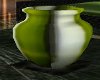 Green Milk Glass Vase