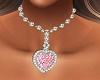 Pink Heart Necklace