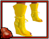 *C Leather Boots Yellow