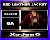 RED LEATHER JACKET