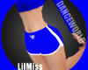 LilMiss R Blue Gym Short