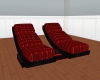 Red Leather Lounger