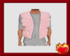 Pink & Gray Shirt & Vest