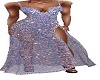 BLUE SHEER GLIMMER GOWN