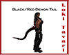 Black/Red  Demon Tail