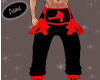 D*DJ Animated Pants Red