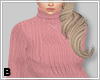 (B) Pink sweater
