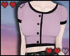 crop cardigan lavender
