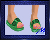 Green Summer Sandals
