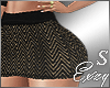.: Skirt Black&Gold S :.