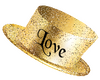 Gold Hat - LOVE