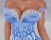 Blue Roses Gown