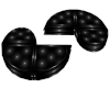 Black PVC Helix Sofa Set