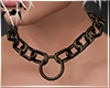 Chained Collar-Chocolate