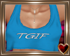 T♥ TGIF Tank Teal