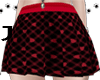 sweet skirt black red