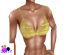 gold bra