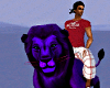 Fantasy Lion purple     