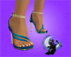 aqua blue heels