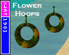 (Nat) Army Flower Hoops