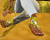 Gold Priestess Anklets