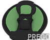 Blk/Green Baby Bouncer