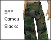 SAF camouflaged slacks