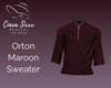 Orton Maroon Sweater