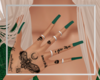 S. Green Nails & Tatts